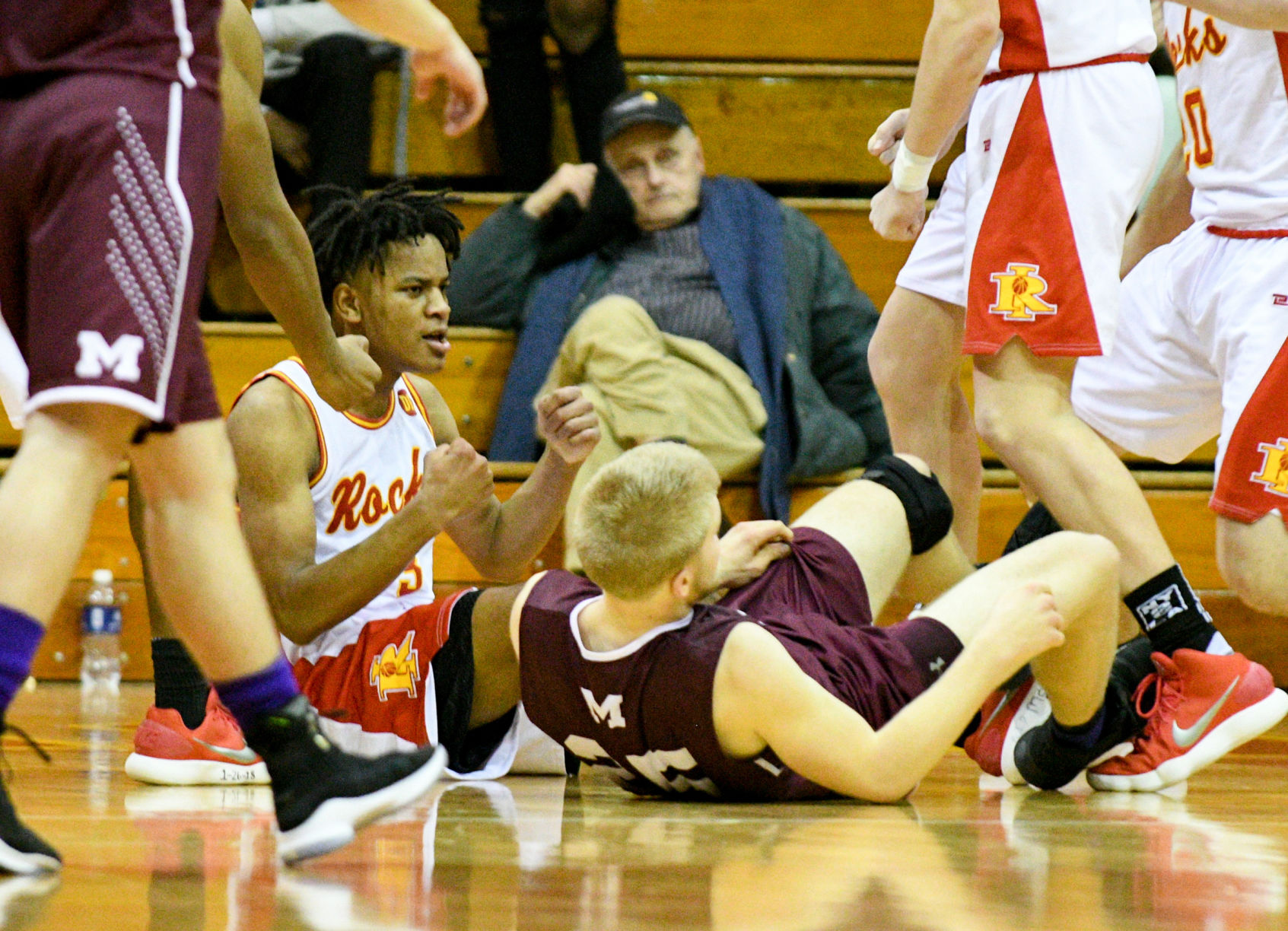 Prep Boys' Basketball: Moline at Rock Island